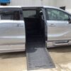 Silver Honda Odyssey with BraunAbility Side Entry Automatic In Floor conversion
