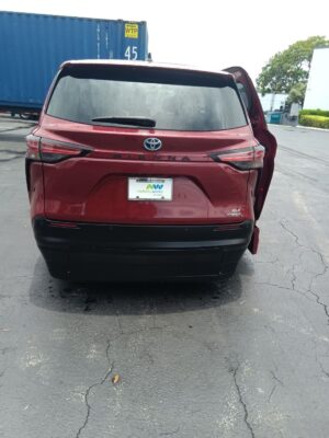 Red Toyota Sienna with Vantage Mobility Side Entry Automatic In Floor conversion