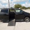 Black Toyota Sienna with Vantage Mobility Side Entry Automatic In Floor conversion