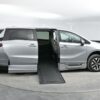 Silver Honda Odyssey with BraunAbility Side Entry Automatic In Floor conversion