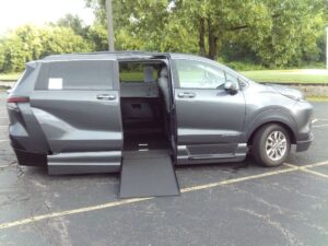 Grey Toyota Sienna with Vantage Mobility Side Entry Automatic In Floor conversion