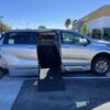 Silver Toyota Sienna with BraunAbility Side Entry Automatic Fold Out conversion