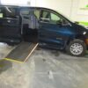 Blue Chrysler Pacifica with Driverge Side Entry Automatic Fold Out conversion