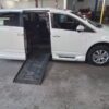 White Honda Odyssey with BraunAbility Side Entry Automatic Fold Out conversion