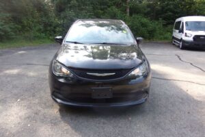 Black Chrysler Voyager with Driverge Side Entry Automatic Fold Out conversion