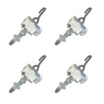 Four PROTEKTOR 2.0 SilverSeries retractors (set of 4, without belt tongues) are arranged in a grid pattern on a white background.
