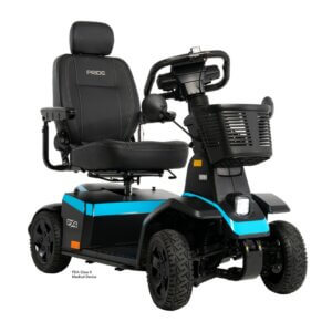 Pride Mobility PX4 mobility scooter in blue
