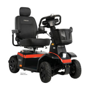 Pride Mobility PX4 mobility scooter in red