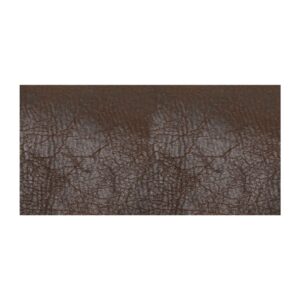 Close-up of the brown textured leather upholstery on the VivaLift! Elegance 2 Lift Chair, showcasing visible grain and creases against a white background to highlight its premium craftsmanship.