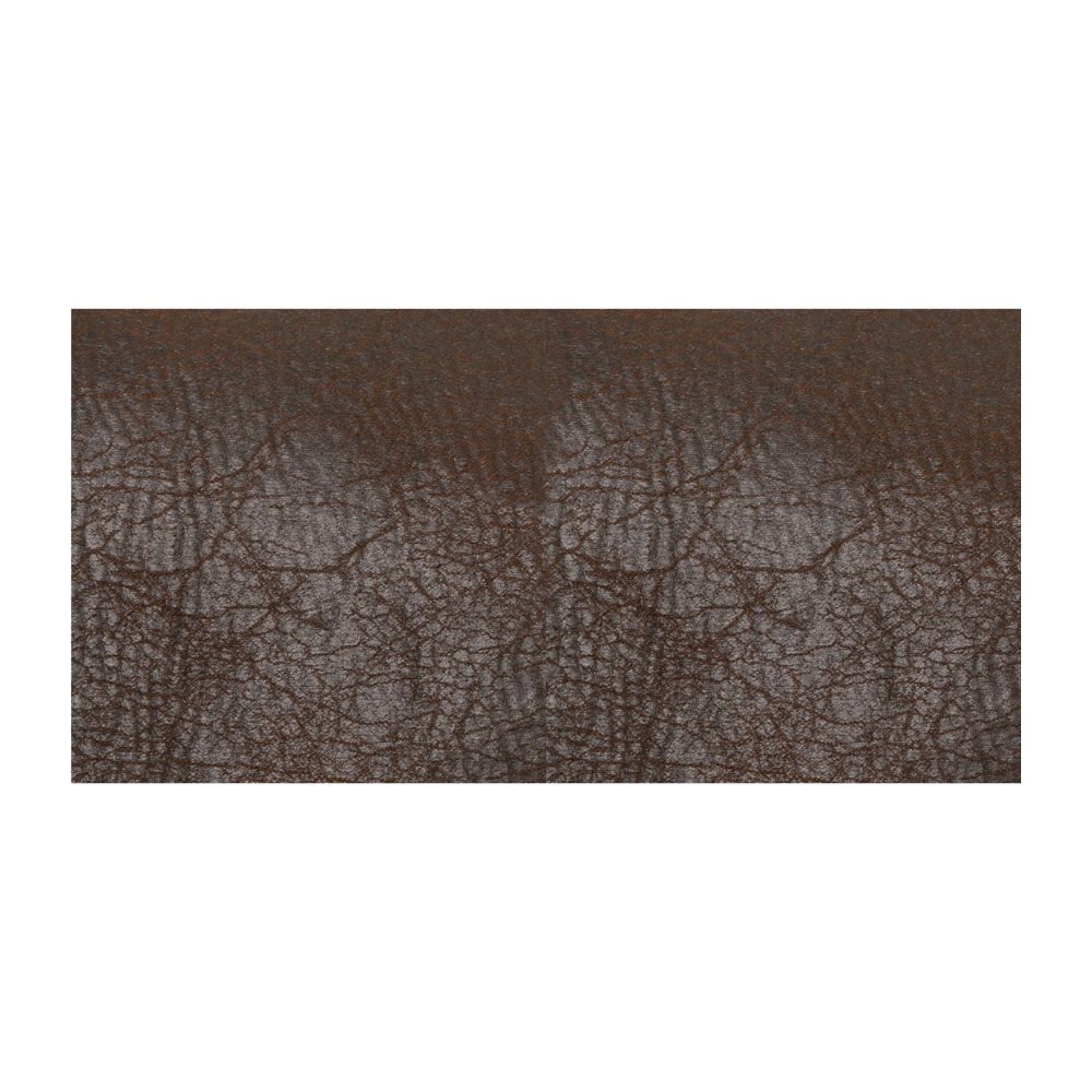 Close-up of the brown textured leather upholstery on the VivaLift! Elegance 2 Lift Chair, showcasing visible grain and creases against a white background to highlight its premium craftsmanship.