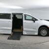 White Chrysler Voyager with BraunAbility Side Entry Automatic Fold Out conversion