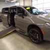 Grey Chrysler Pacifica with Driverge Side Entry Automatic Fold Out conversion