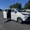 White Toyota Sienna with Vantage Mobility Side Entry Manual In Floor conversion