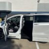 White Toyota Sienna with BraunAbility Side Entry Automatic Fold Out conversion