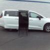 White Chrysler Voyager with Driverge Side Entry Automatic Fold Out conversion