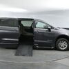 Grey Chrysler Voyager with BraunAbility Side Entry Automatic Fold Out conversion