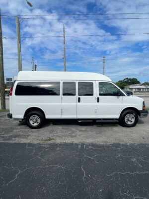 Chevrolet Express with Driverge Rear Entry Automatic Fold Out conversion