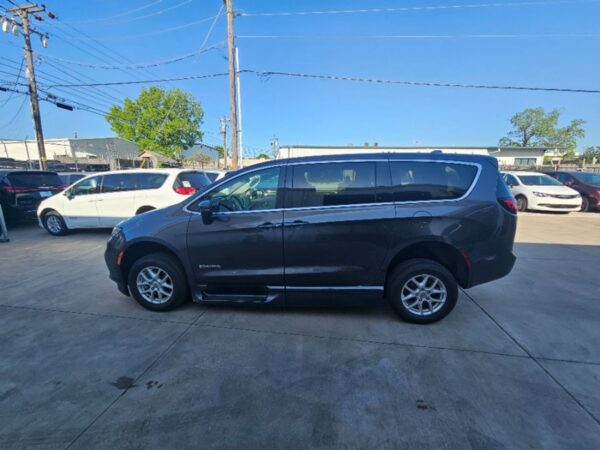 Grey Chrysler Pacifica with BraunAbility Side Entry Automatic Fold Out conversion