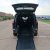 Black Chrysler Pacifica with FR Conversions Rear Entry Manual Fold Out conversion