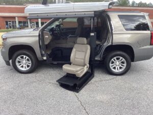 Gold Chevrolet Tahoe with ATC Side Entry Automatic N/A conversion