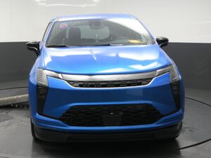 Blue Chrysler Pacifica with BraunAbility Side Entry Automatic In Floor conversion