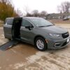 Grey Chrysler Pacifica with Driverge Side Entry Automatic Fold Out conversion