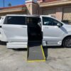White Toyota Sienna with Vantage Mobility Side Entry Manual In Floor conversion