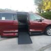 Red Chrysler Pacifica with Vantage Mobility Side Entry Automatic In Floor conversion