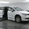 White Chrysler Voyager with BraunAbility Side Entry Automatic Fold Out conversion