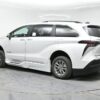 White Toyota Sienna with BraunAbility Side Entry Automatic In Floor conversion