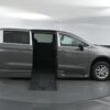 Grey Chrysler Pacifica with BraunAbility Side Entry Automatic Fold Out conversion