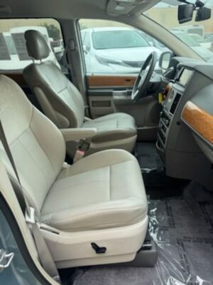 Blue Chrysler Town and Country with Vantage Mobility Side Entry Automatic In Floor conversion