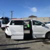 White Toyota Sienna with Vantage Mobility Side Entry Automatic In Floor conversion