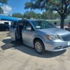 Blue Chrysler Town and Country with BraunAbility Side Entry Automatic Fold Out conversion