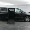 Black Chrysler Pacifica with BraunAbility Side Entry Automatic Fold Out conversion