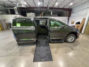 Grey Toyota Sienna with BraunAbility Side Entry Automatic In Floor conversion