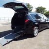 Black Chrysler Pacifica with Driverge Rear Entry Manual Fold Out conversion