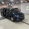 Blue Chrysler Pacifica with Driverge Side Entry Automatic Fold Out conversion