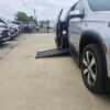 Silver Chevrolet Traverse with BraunAbility Side Entry Automatic In Floor conversion