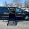 Black Chrysler Pacifica with BraunAbility Side Entry Automatic Fold Out conversion