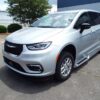 Silver Chrysler Pacifica with BraunAbility Side Entry Automatic Fold Out conversion