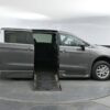 Grey Chrysler Pacifica with BraunAbility Side Entry Automatic Fold Out conversion