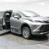 Grey Toyota Sienna with BraunAbility Side Entry Automatic Fold Out conversion