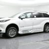 White Toyota Sienna with BraunAbility Side Entry Automatic In Floor conversion
