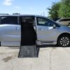Silver Honda Odyssey with BraunAbility Side Entry Automatic In Floor conversion