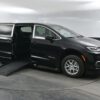 Black Chrysler Pacifica with BraunAbility Side Entry Automatic Fold Out conversion
