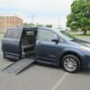 Blue Toyota Sienna with BraunAbility Side Entry Automatic Fold Out conversion