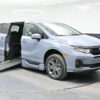 Grey Honda Odyssey with BraunAbility Side Entry Automatic In Floor conversion