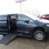 Blue Chrysler Pacifica with Driverge Side Entry Automatic Fold Out conversion