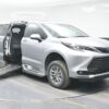 Silver Toyota Sienna with BraunAbility Side Entry Automatic Fold Out conversion